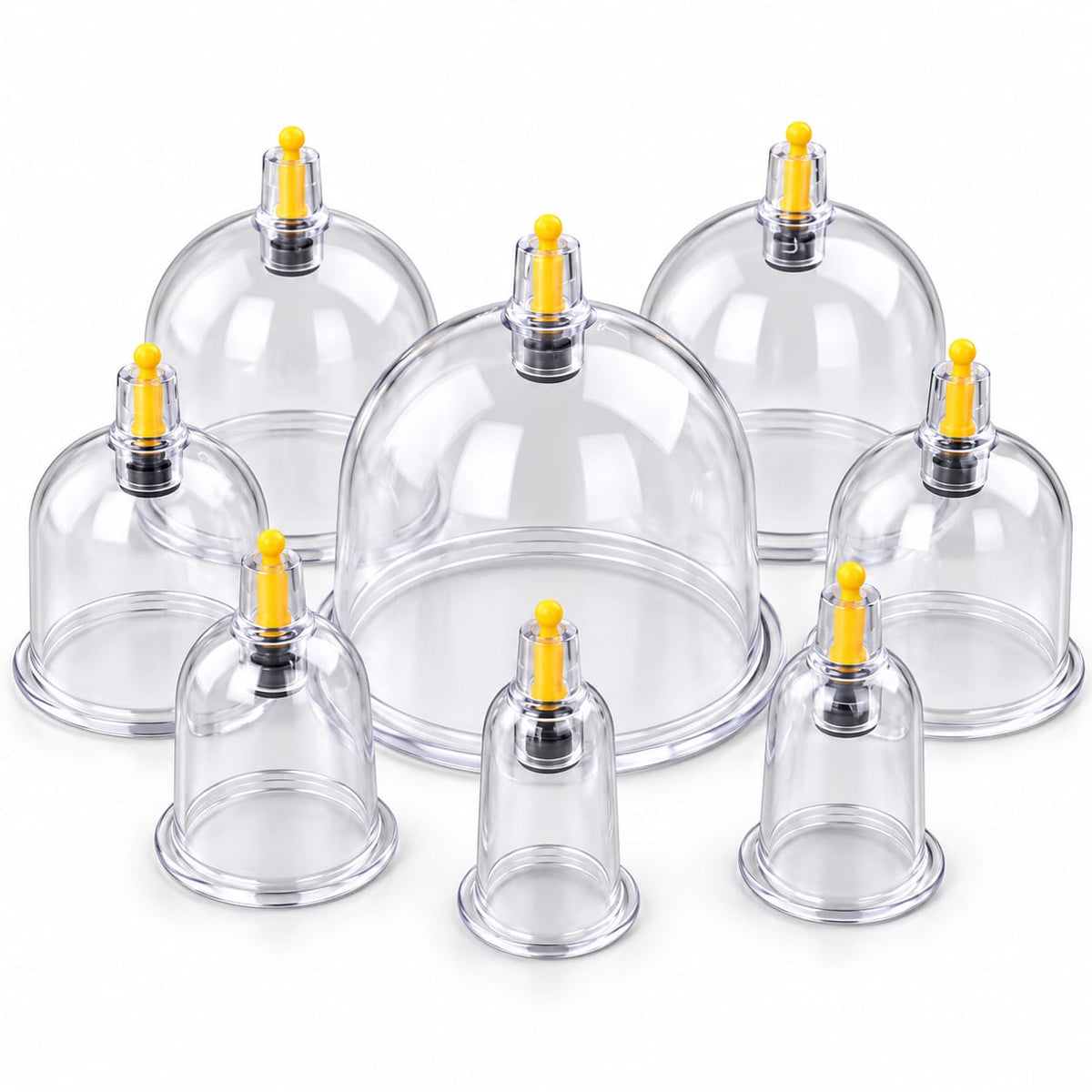 Cupping Therapy Cups for Hijama – B1 to B7 Sizes