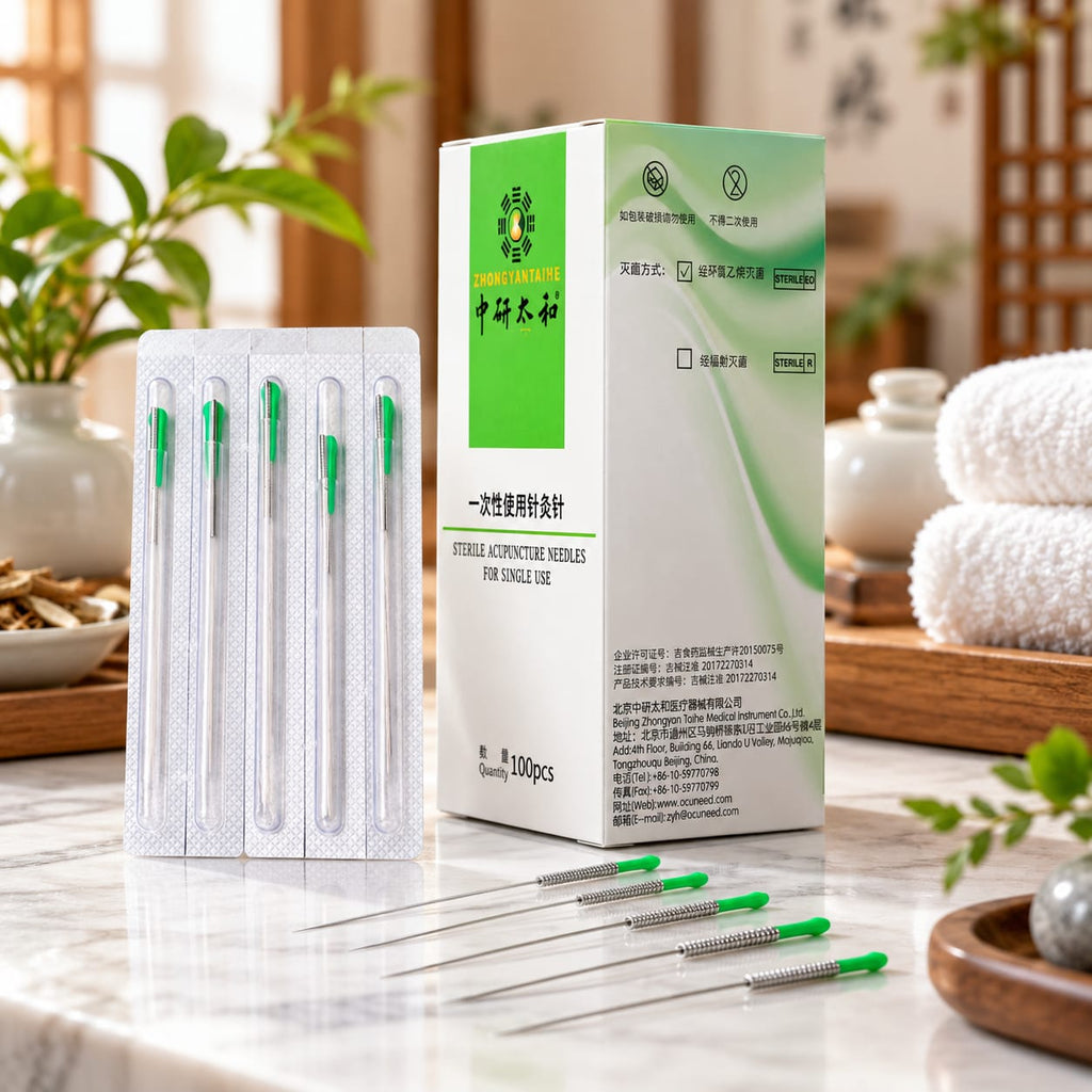 Sterile Acupuncture Needles – 100 Pieces, 8 Sizes