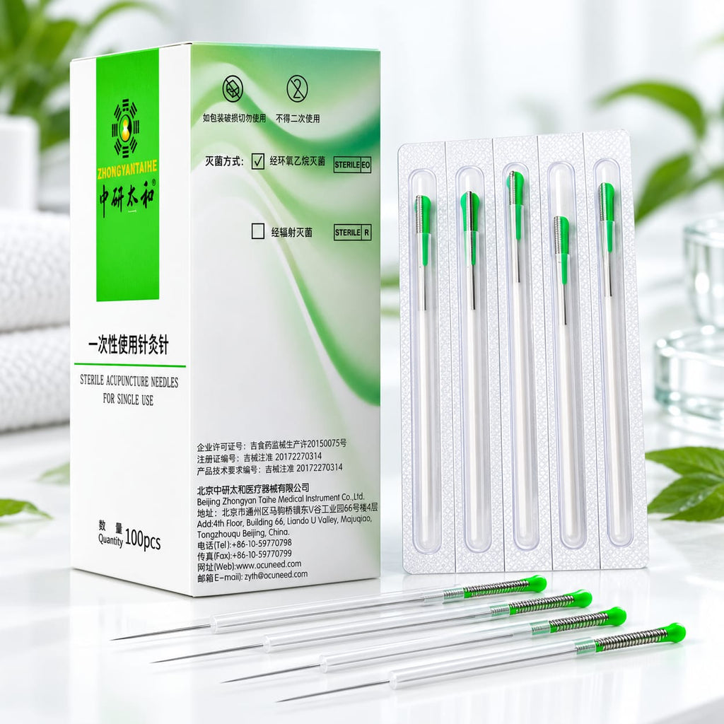 Sterile Acupuncture Needles – 100 Pieces, 8 Sizes