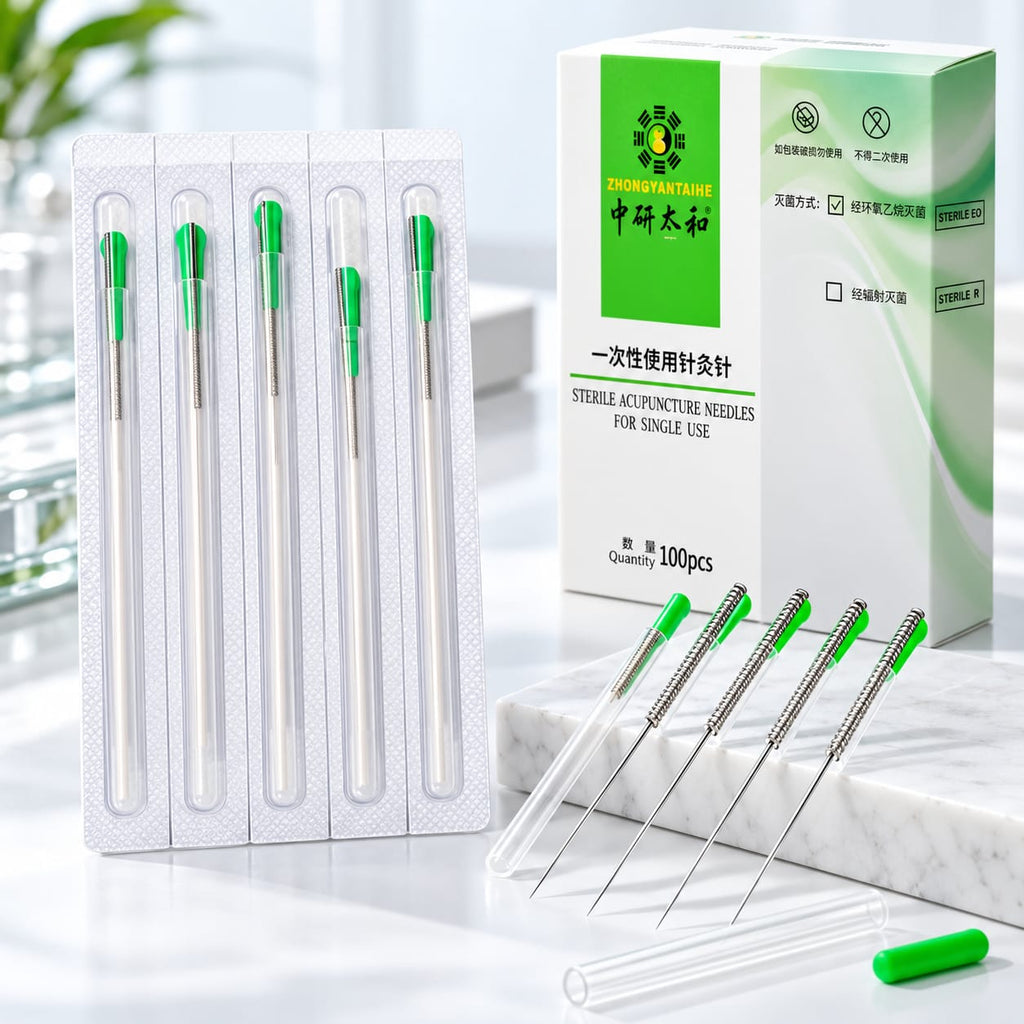 Sterile Acupuncture Needles – 100 Pieces, 8 Sizes